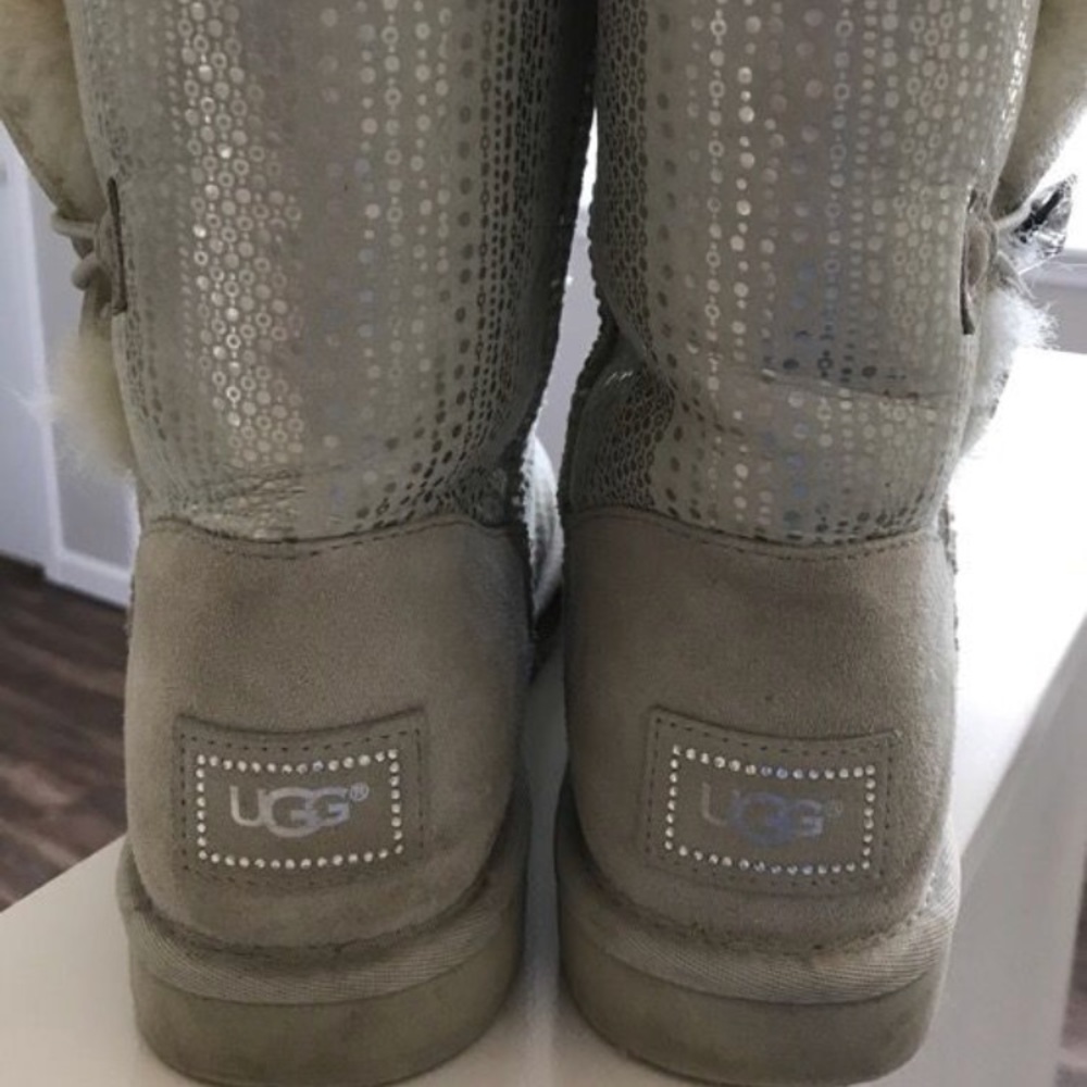 White UGG boots